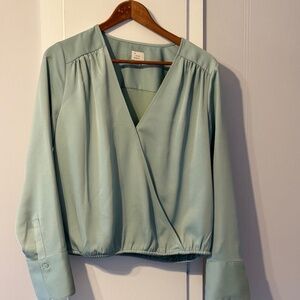 New Day Wrap Blouse